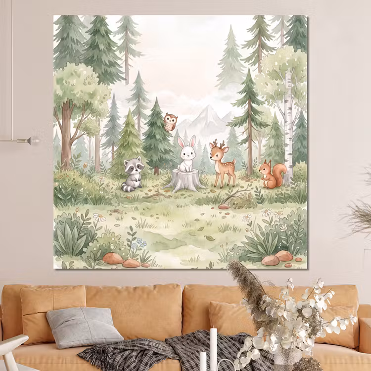 Forex - Bos - Dieren - Groen — 4