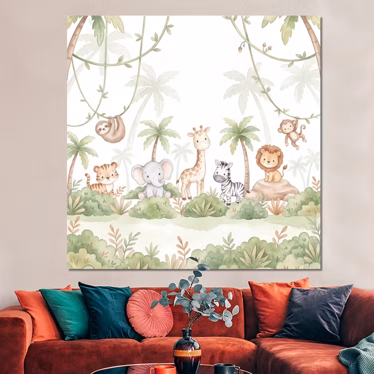 Forex - Dieren - Jungle - Pastel — 3