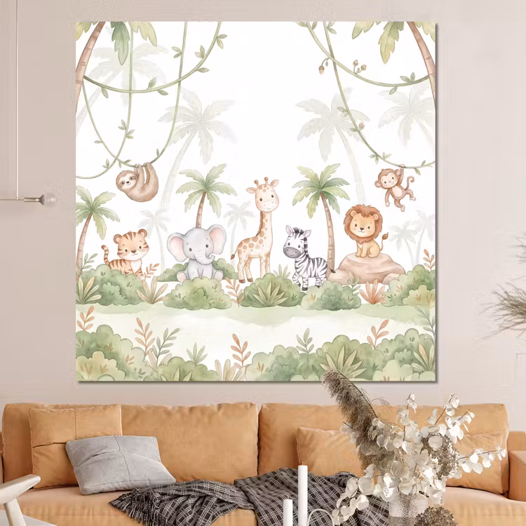Forex - Dieren - Jungle - Pastel — 4