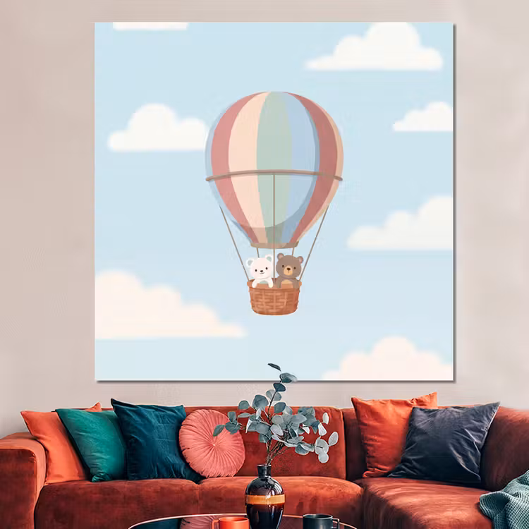 Forex - Luchtballon - Beren - Pastel — 3