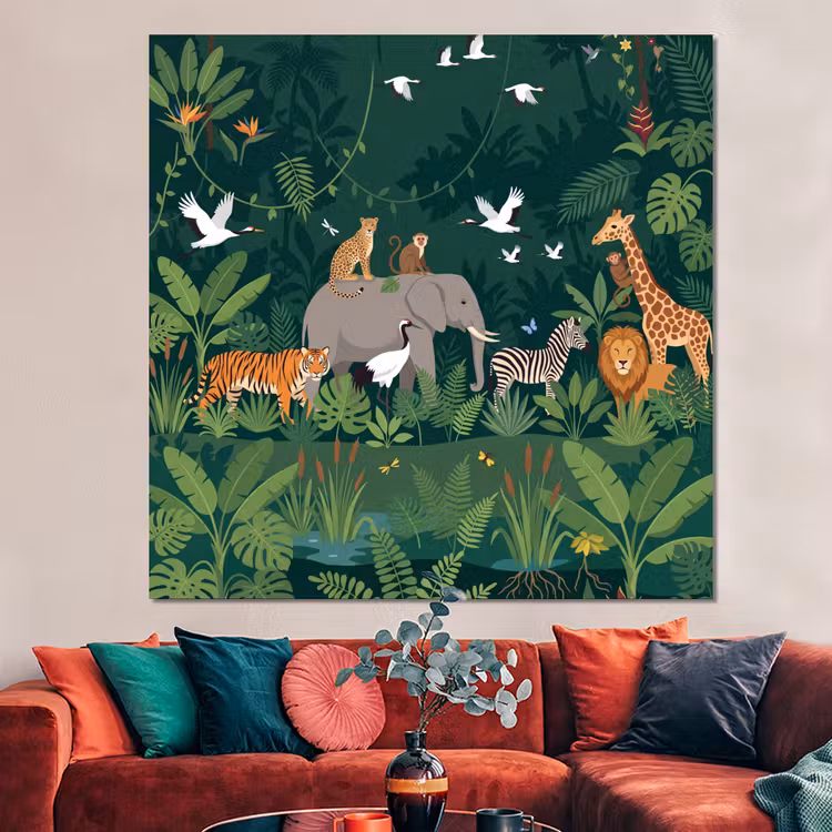 Forex - Tropisch - Jungle - Groen — 3