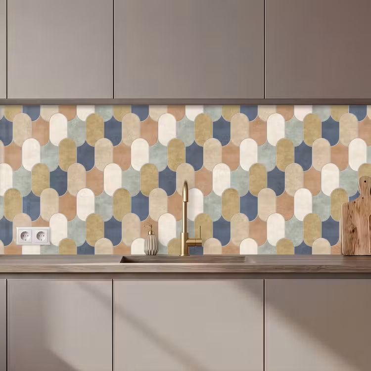 Keuken achterwand - Harmonie - Patroon - Kleurrijk — 1