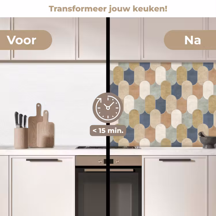 Keuken achterwand - Harmonie - Patroon - Kleurrijk — 2