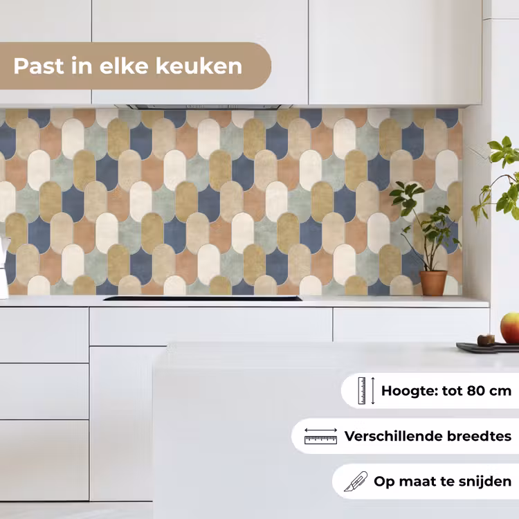 Keuken achterwand - Harmonie - Patroon - Kleurrijk — 4