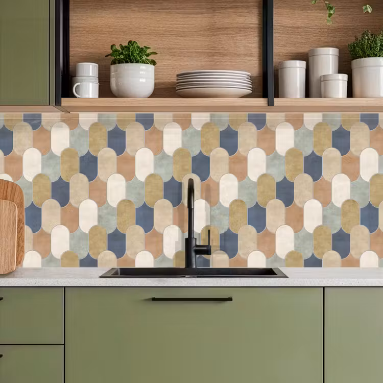 Keuken achterwand - Harmonie - Patroon - Kleurrijk — 5