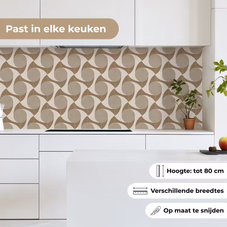 Keuken achterwand - Tijdloos - Evenwicht - Beige - Taupe — 4