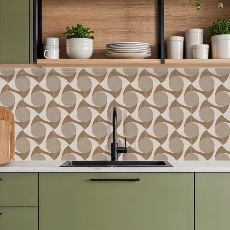 Keuken achterwand - Tijdloos - Evenwicht - Beige - Taupe — 5
