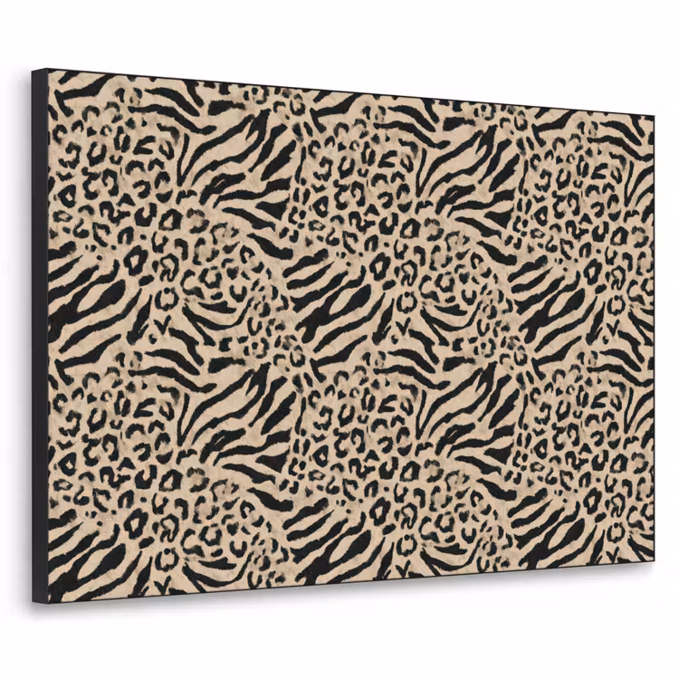 Art Frame - Giraf - Zebra - Motief - Bruin