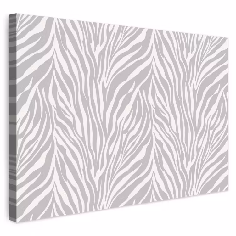 Buiten canvas - Zebra - Motief - Grijs