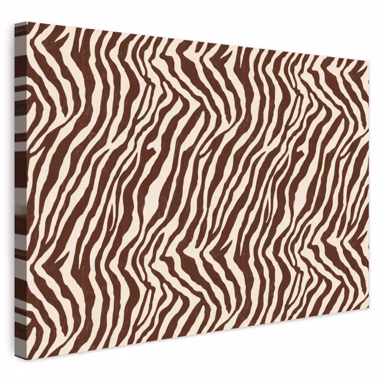 Buiten canvas - Zebra - Patroon - Zwart - Wit