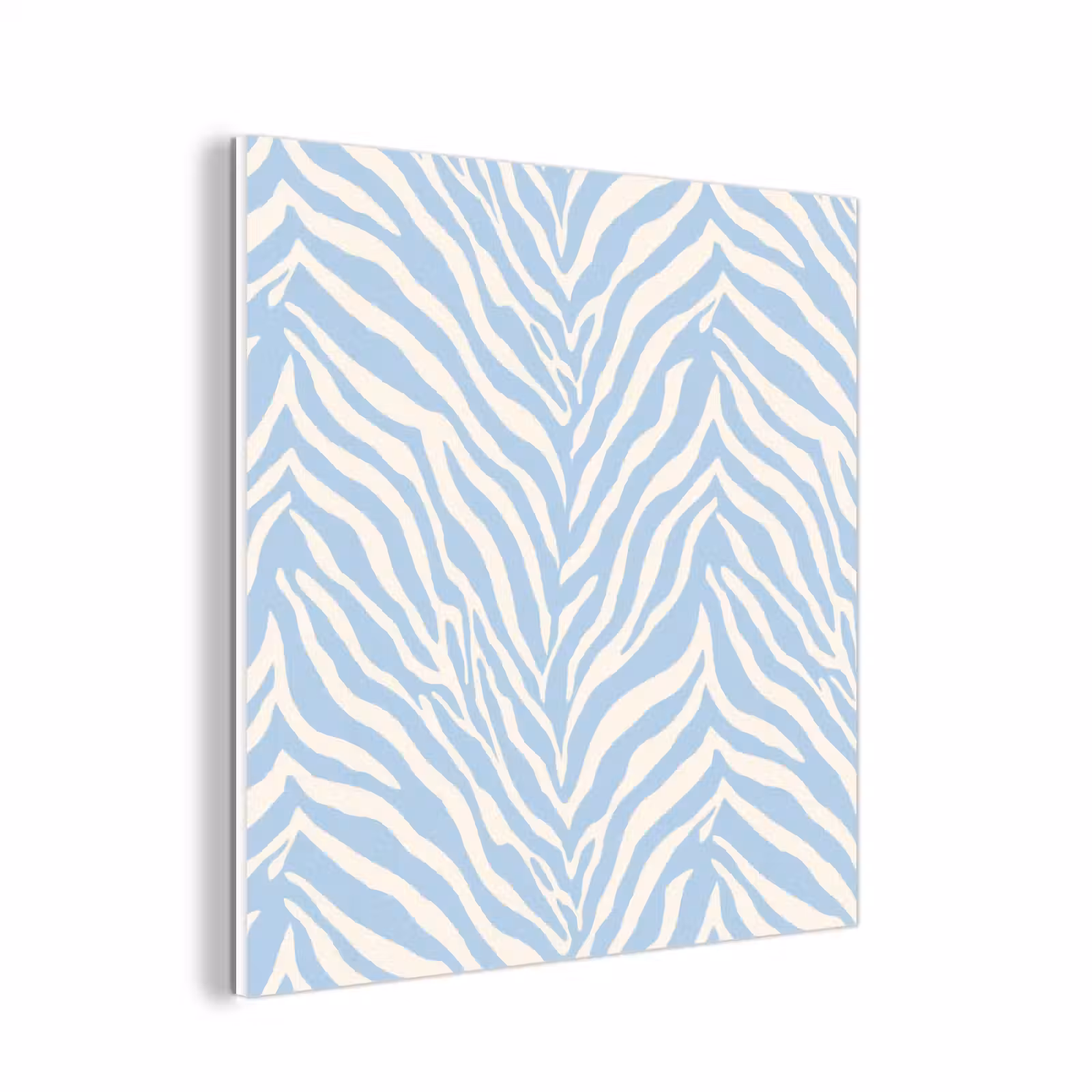 Forex - Zebra - Motief - Blauw - Wit — 1
