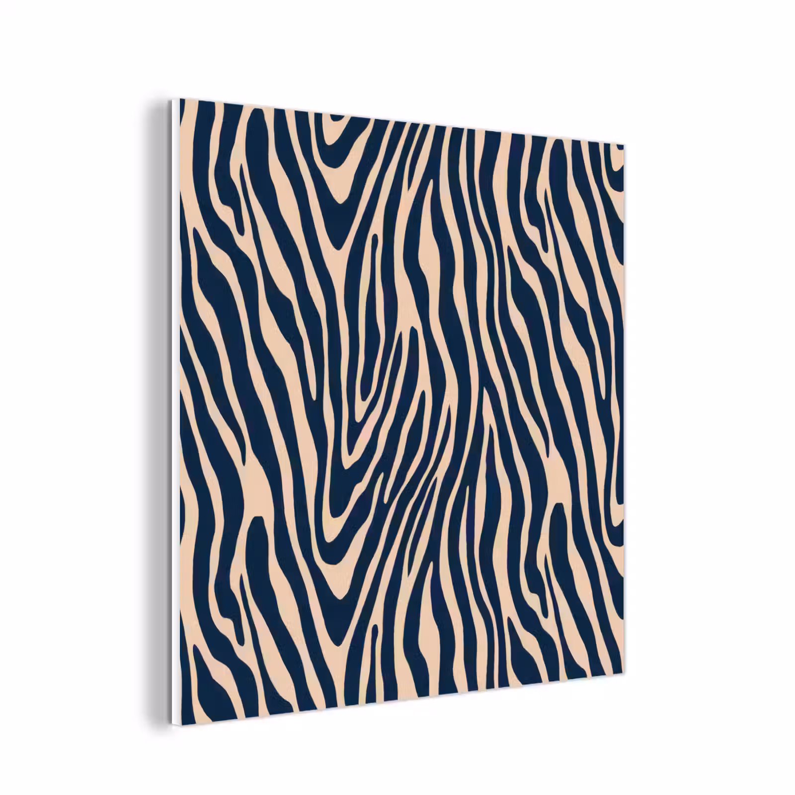 Forex - Zebra - Patroon - Blauw - Beige — 1