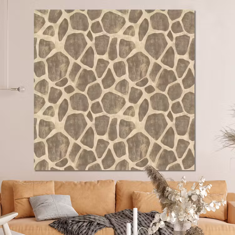 Forex - Giraf - Patroon - Beige - Bruin — 4
