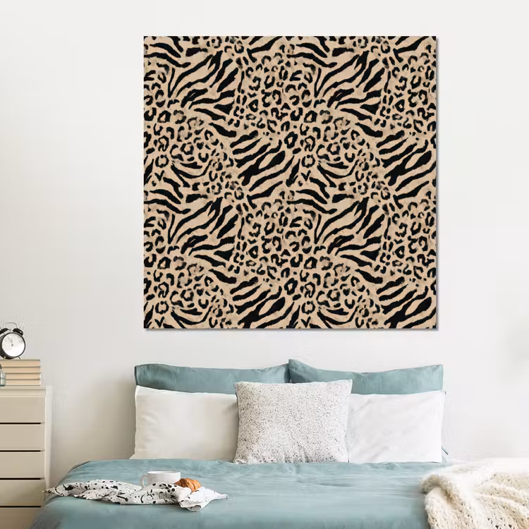 Forex - Giraf - Zebra - Motief - Bruin — 2