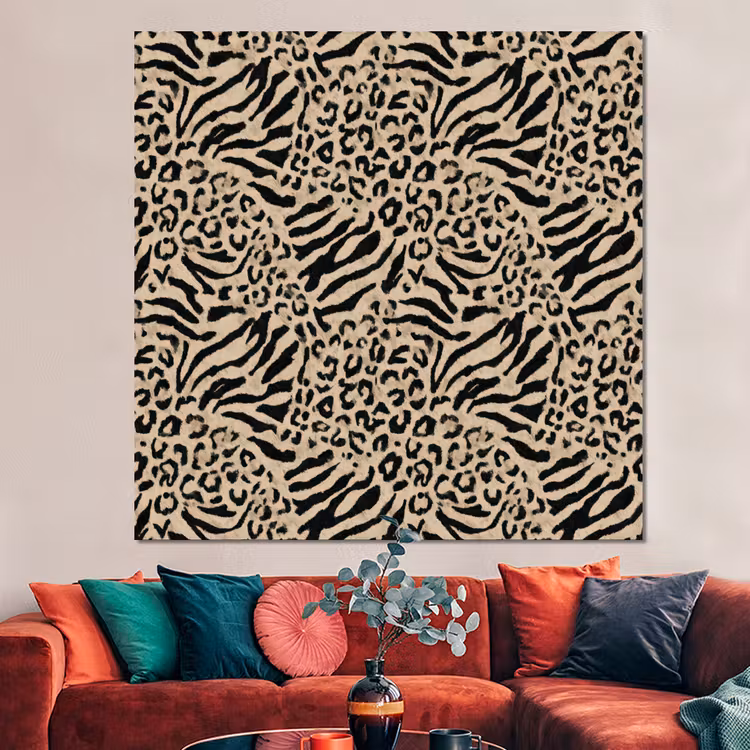 Forex - Giraf - Zebra - Motief - Bruin — 3