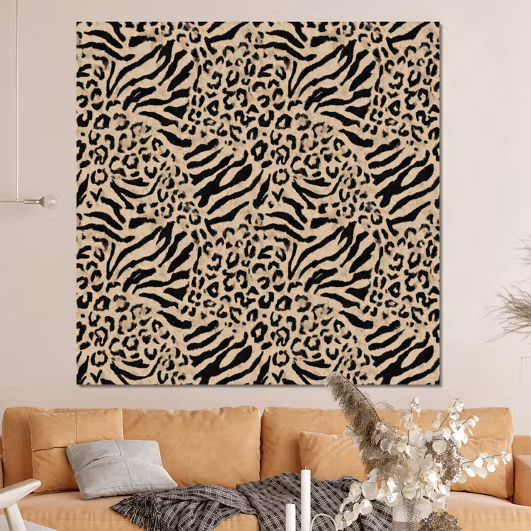 Forex - Giraf - Zebra - Motief - Bruin — 4