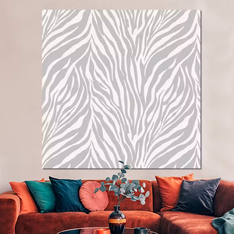 Forex - Zebra - Motief - Grijs — 3