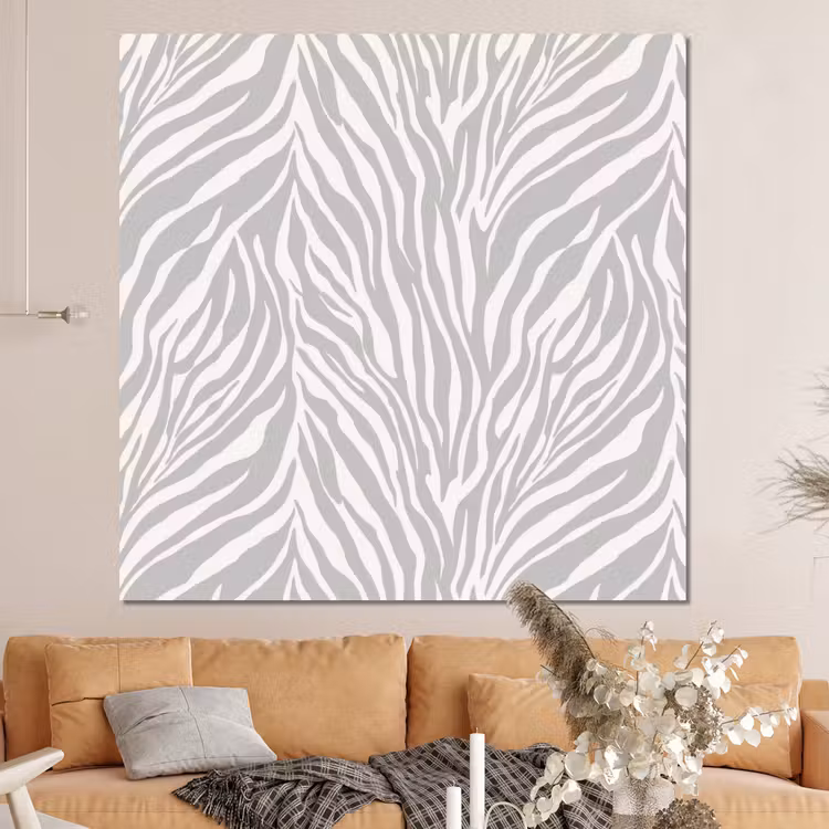 Forex - Zebra - Motief - Grijs — 4
