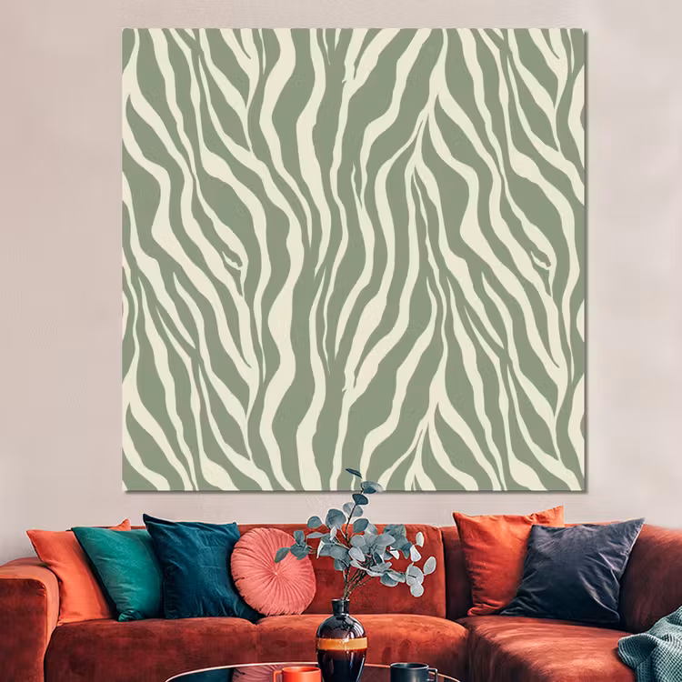 Forex - Zebra - Motief - Groen — 3