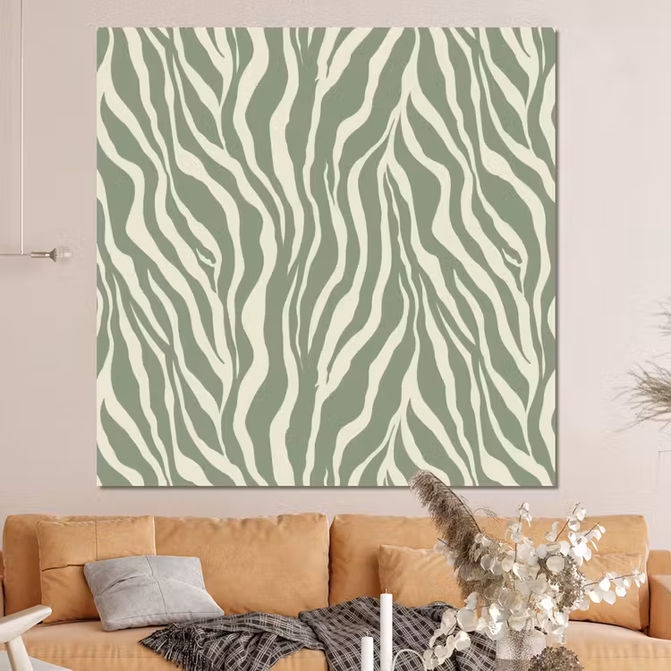 Forex - Zebra - Motief - Groen — 4