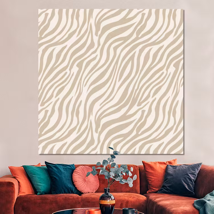 Forex - Zebra - Patroon - Beige — 3