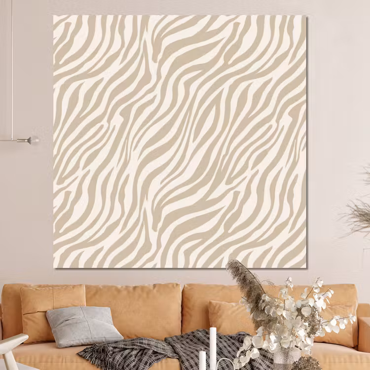 Forex - Zebra - Patroon - Beige — 4