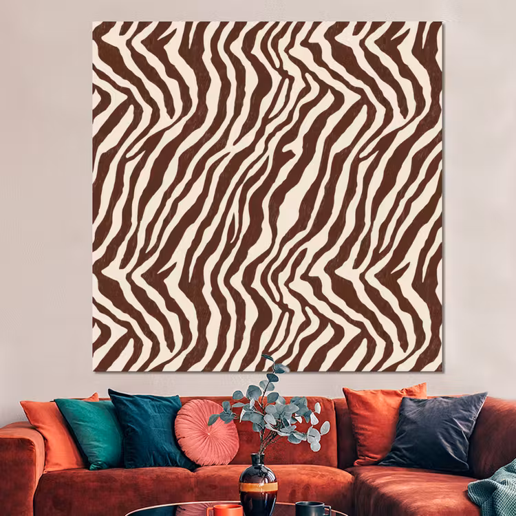 Forex - Zebra - Patroon - Zwart - Wit — 3