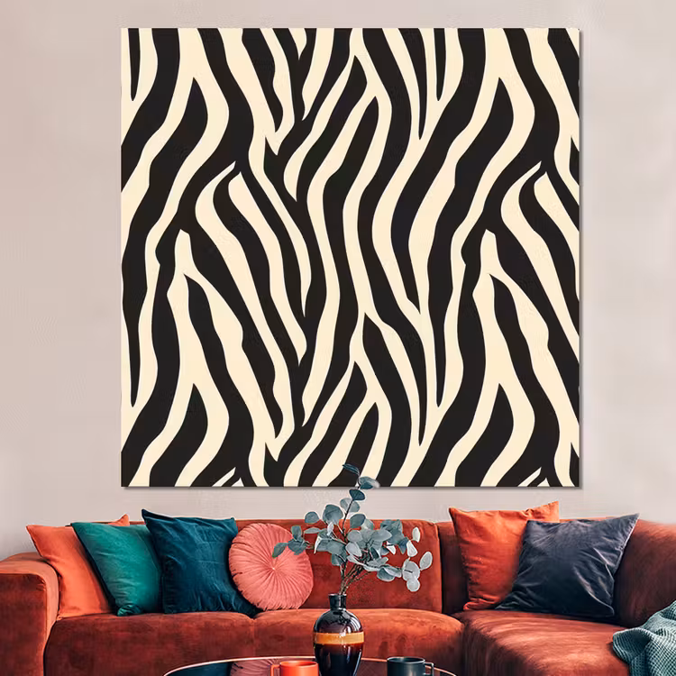 Forex - Zebra - Print - Klassiek - Zwart — 3