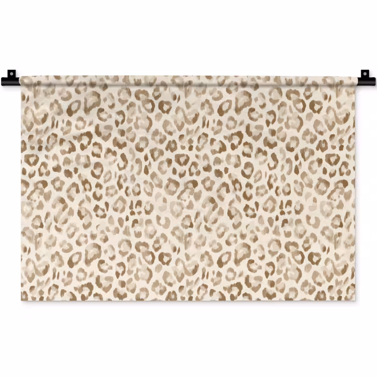 Wandkleed - Luipaard - Klassiek - Beige
