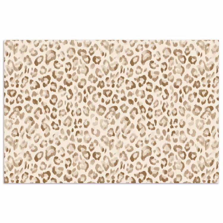 Poster - Luipaard - Klassiek - Beige