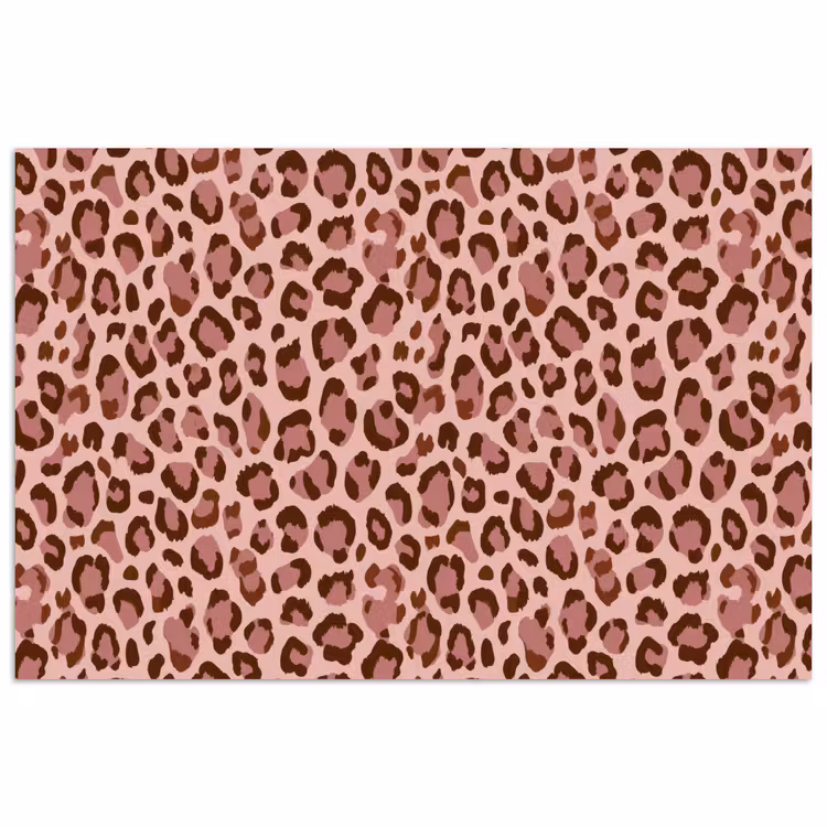 Poster - Luipaard - Patroon - Roze