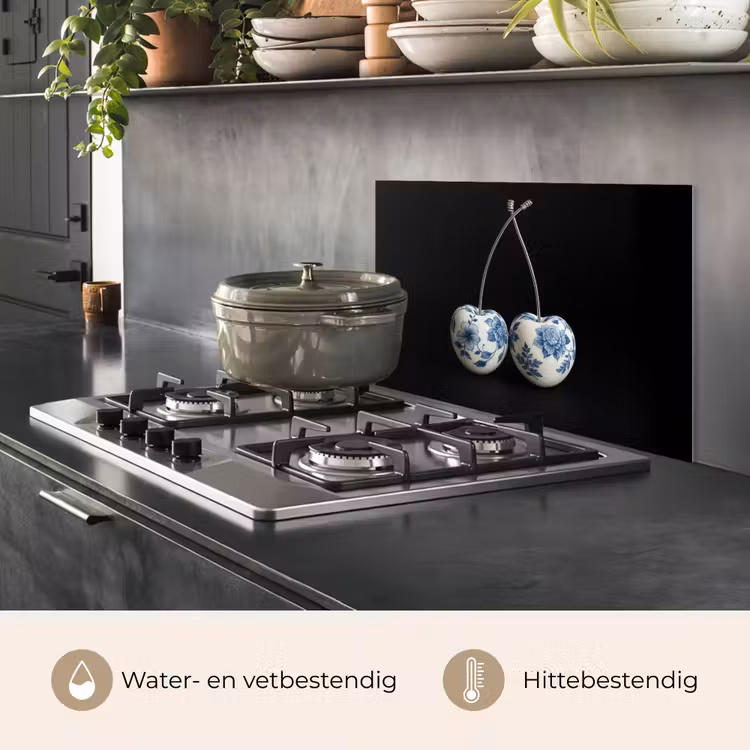 Spatscherm keuken - Kersen - Delfts blauw - Fruit — 7