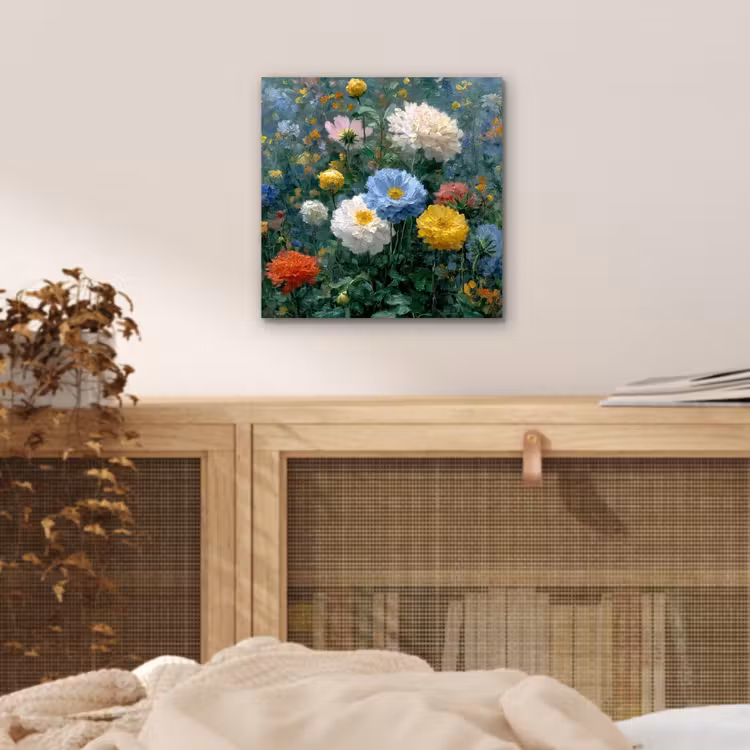 Aluminium schilderij - Close-up - Veld - Bloemen - Kleurrijk — 4