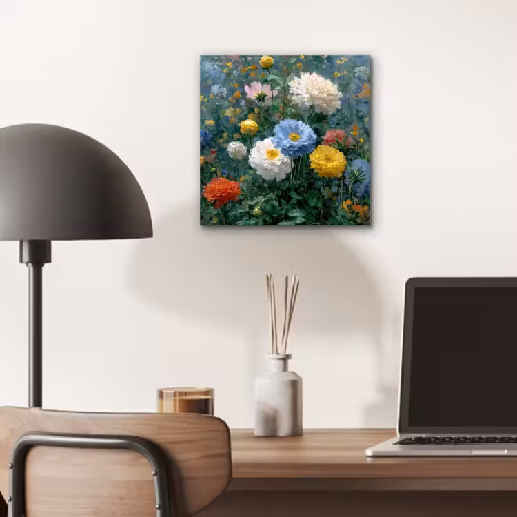 Aluminium schilderij - Close-up - Veld - Bloemen - Kleurrijk — 6
