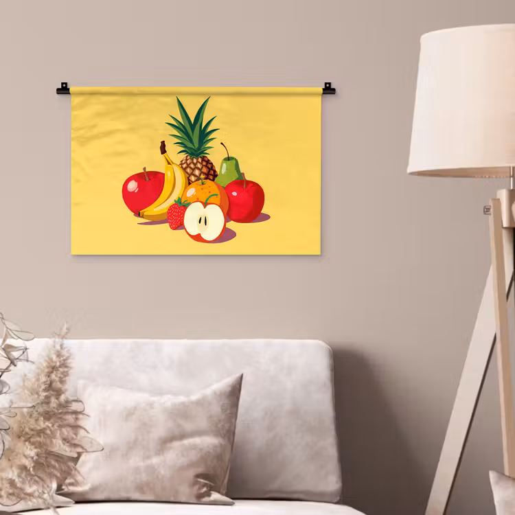 Wandkleed - Fruit - Illustratie - Kleurrijk — 2