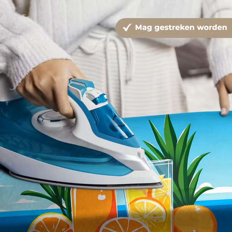 Wandkleed - Sinaasappels - Ijsblokjes - Zee - Illustratie — 6