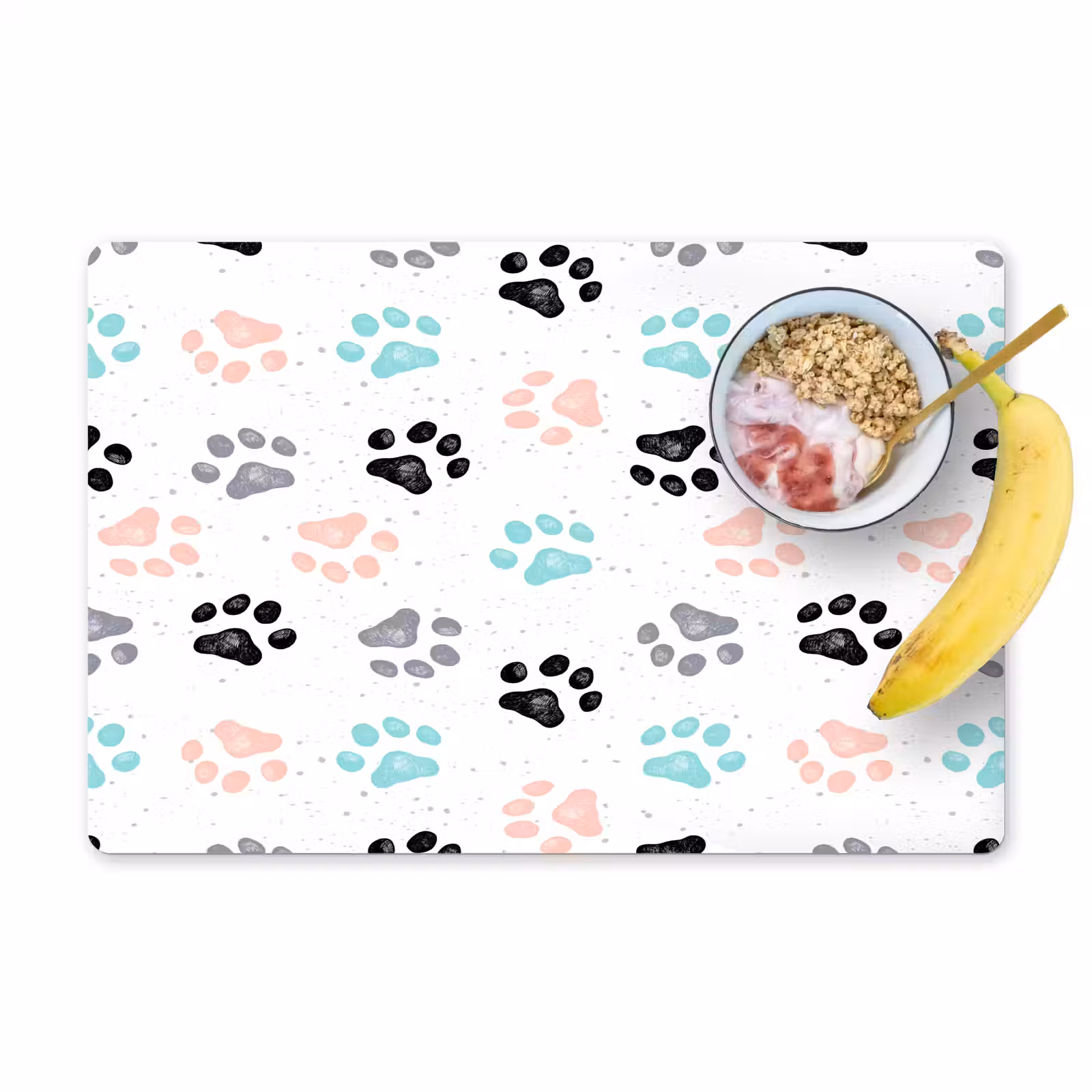 Placemat - 6 stuks - Paw - Pattern - Color — 1