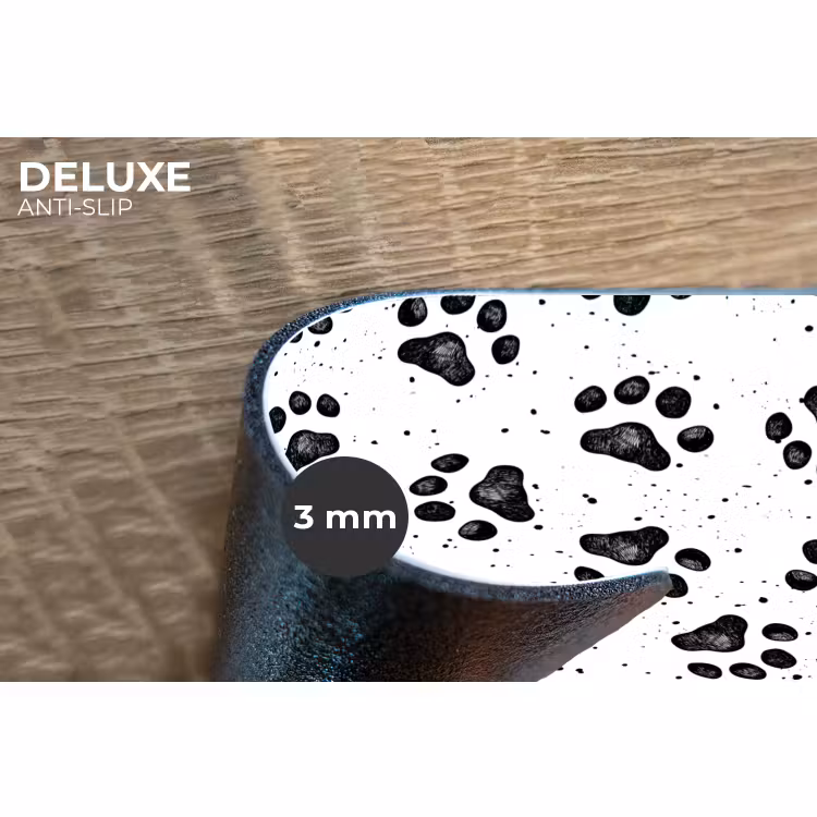 Placemat - 6 stuks - Paw - Pattern -Black — 4
