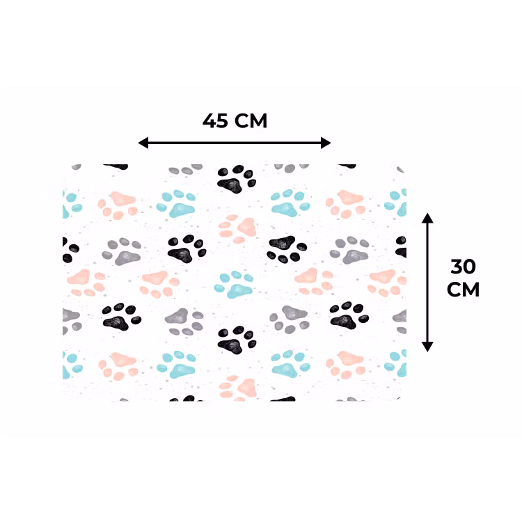 Placemat - 6 stuks - Paw - Pattern - Color — 3