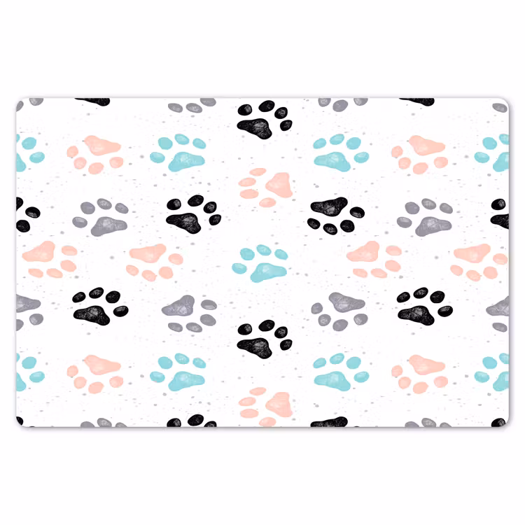 Placemat - 6 stuks - Paw - Pattern - Color — 7