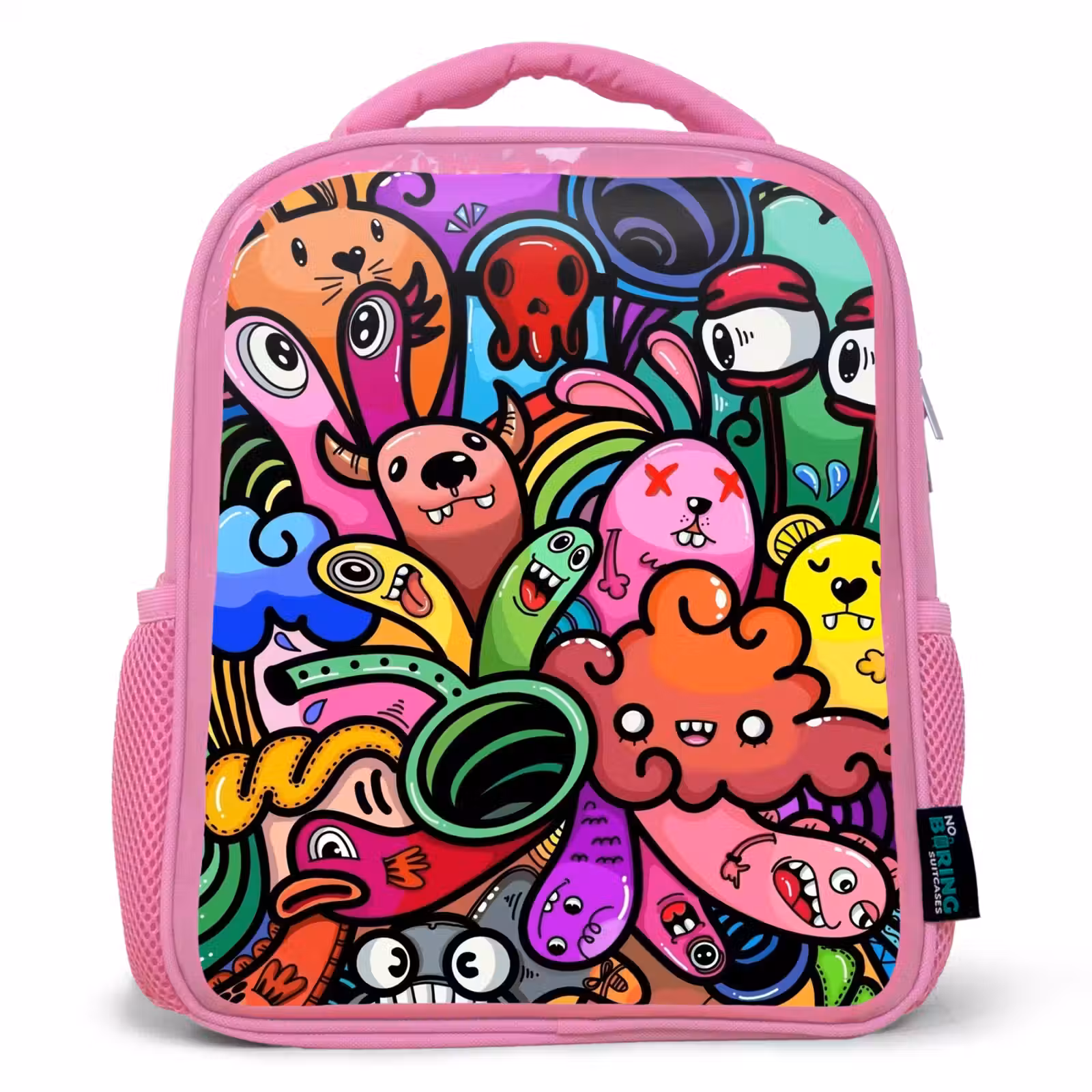 Rugzak kind - roze - Vrolijke Monsterchaos — 1