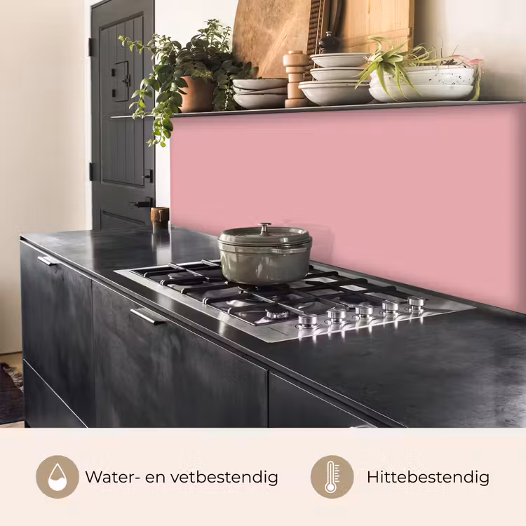 Keuken achterwand - Roze - Kleuren - Interieur - Effen - Kleur — 3