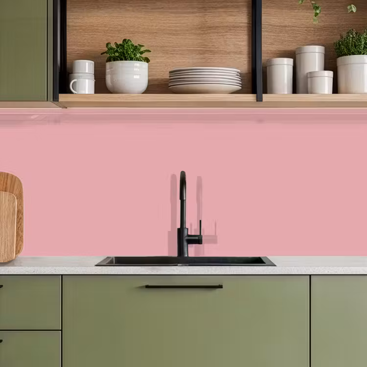 Keuken achterwand - Roze - Kleuren - Interieur - Effen - Kleur — 5