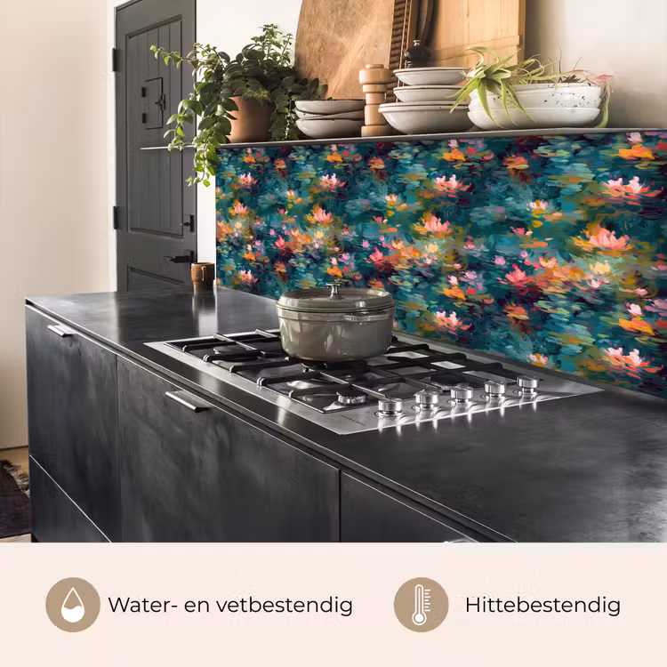 Keuken achterwand - Waterlelies - Vijver - Water — 3