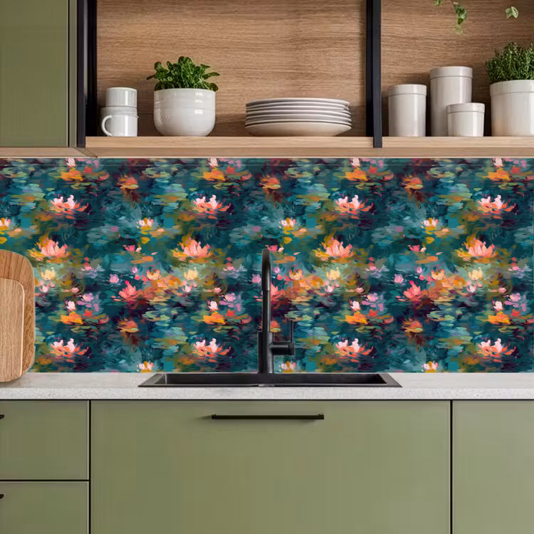 Keuken achterwand - Waterlelies - Vijver - Water — 5