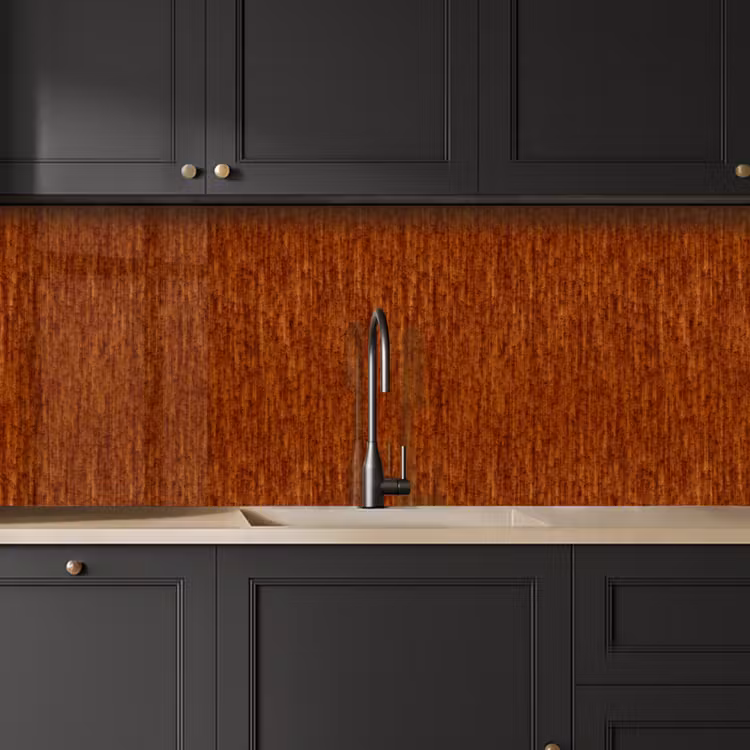 Keuken achterwand - Rood - Bruin - Metaal - Roest — 6