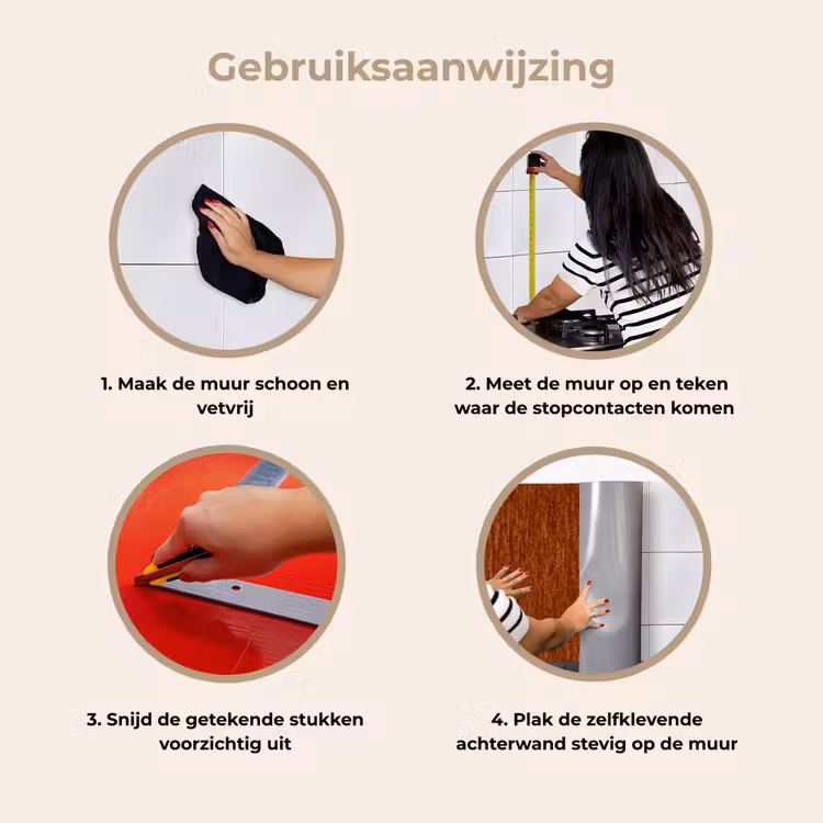 Keuken achterwand - Rood - Bruin - Metaal - Roest — 7