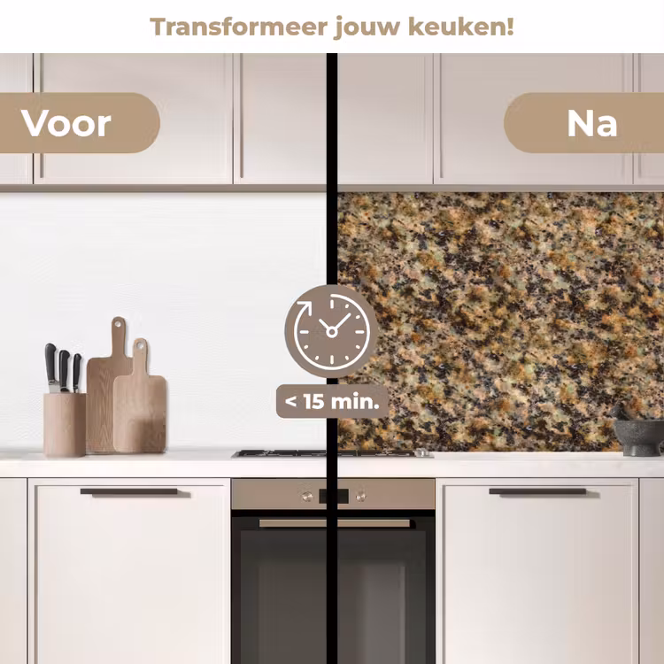 Keuken achterwand - Graniet - Kleur - Bruin — 2