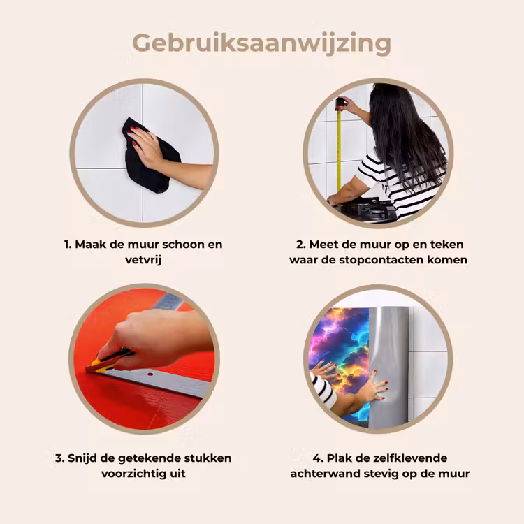 Keuken achterwand - Storm - Bliksem - Regenboog — 7