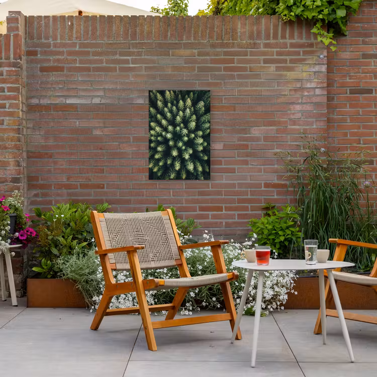 Buiten canvas - Bomen - Naaldwoud - Structuur — 2